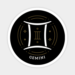 Gemini Zodiac Sign Horoscope Birthday Present Gift Magnet